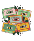 Vintage Christmas Tapes T-Shirt