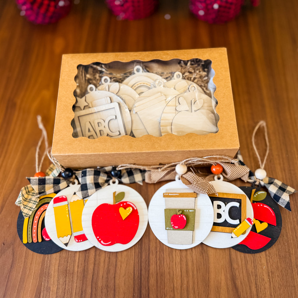 DIY Ornament Kit - Teacher and School Themes