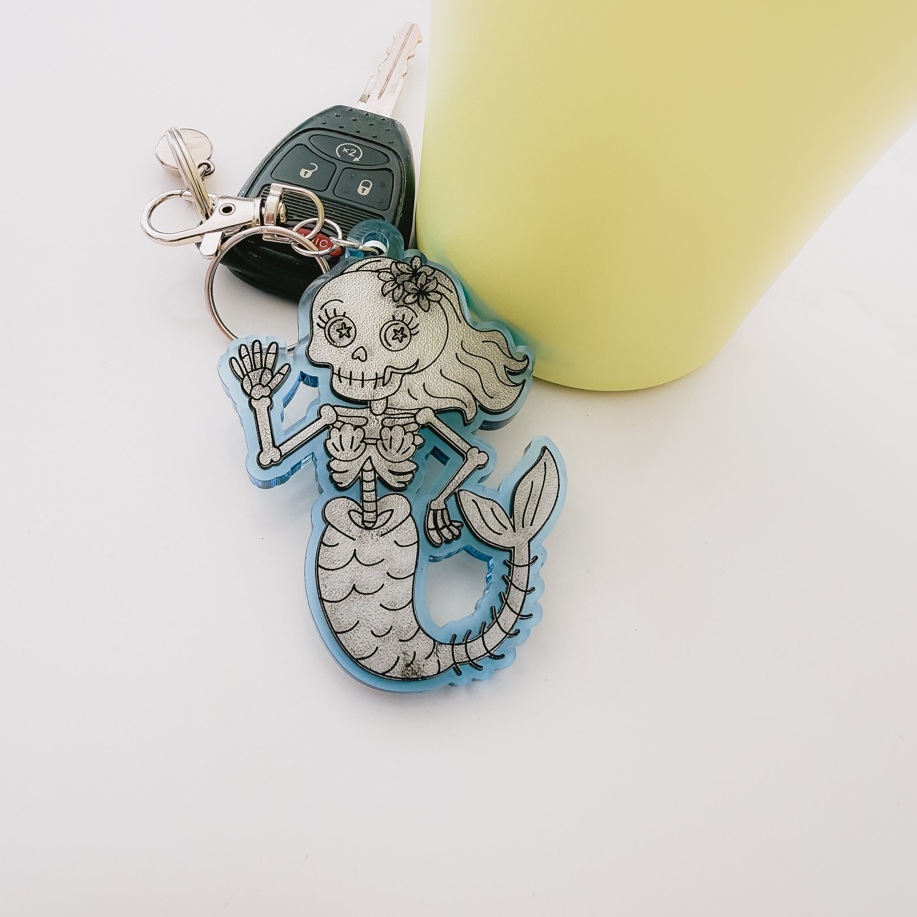 Bone-ita Keychain | Acrylic Skeleton Keychain