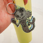 Bone-ita Keychain | Acrylic Skeleton Keychain