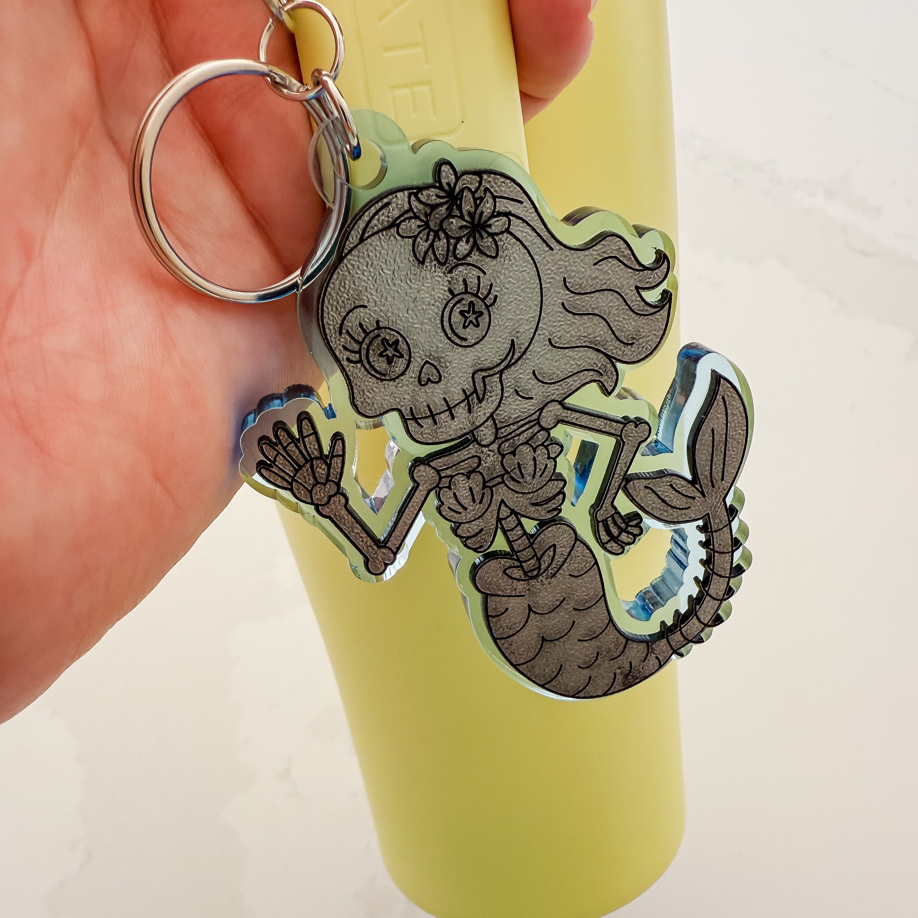 Bone-ita Keychain | Acrylic Skeleton Keychain