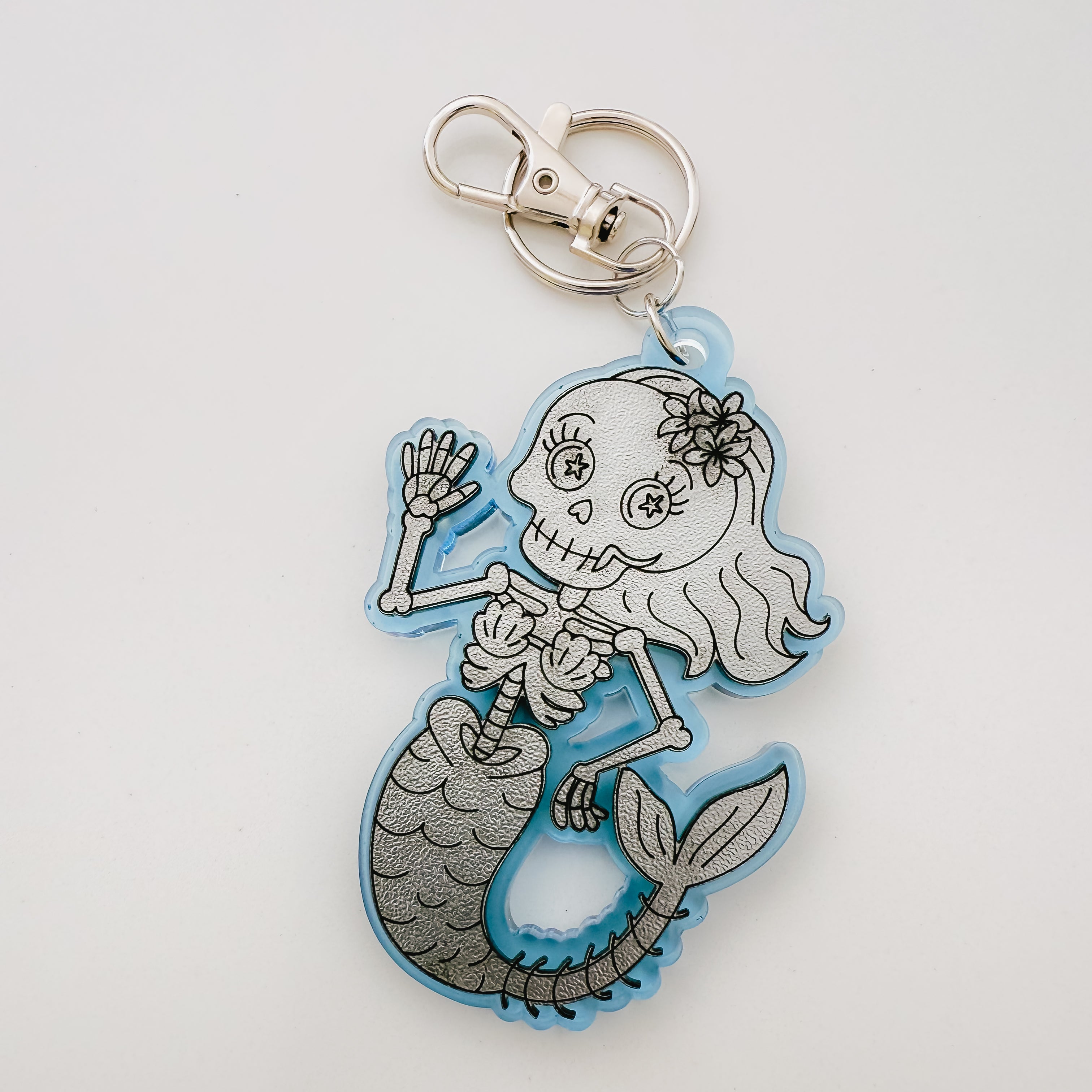 Bone-ita Keychain | Acrylic Skeleton Keychain