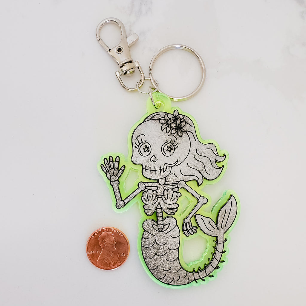 Bone-ita Keychain | Acrylic Skeleton Keychain
