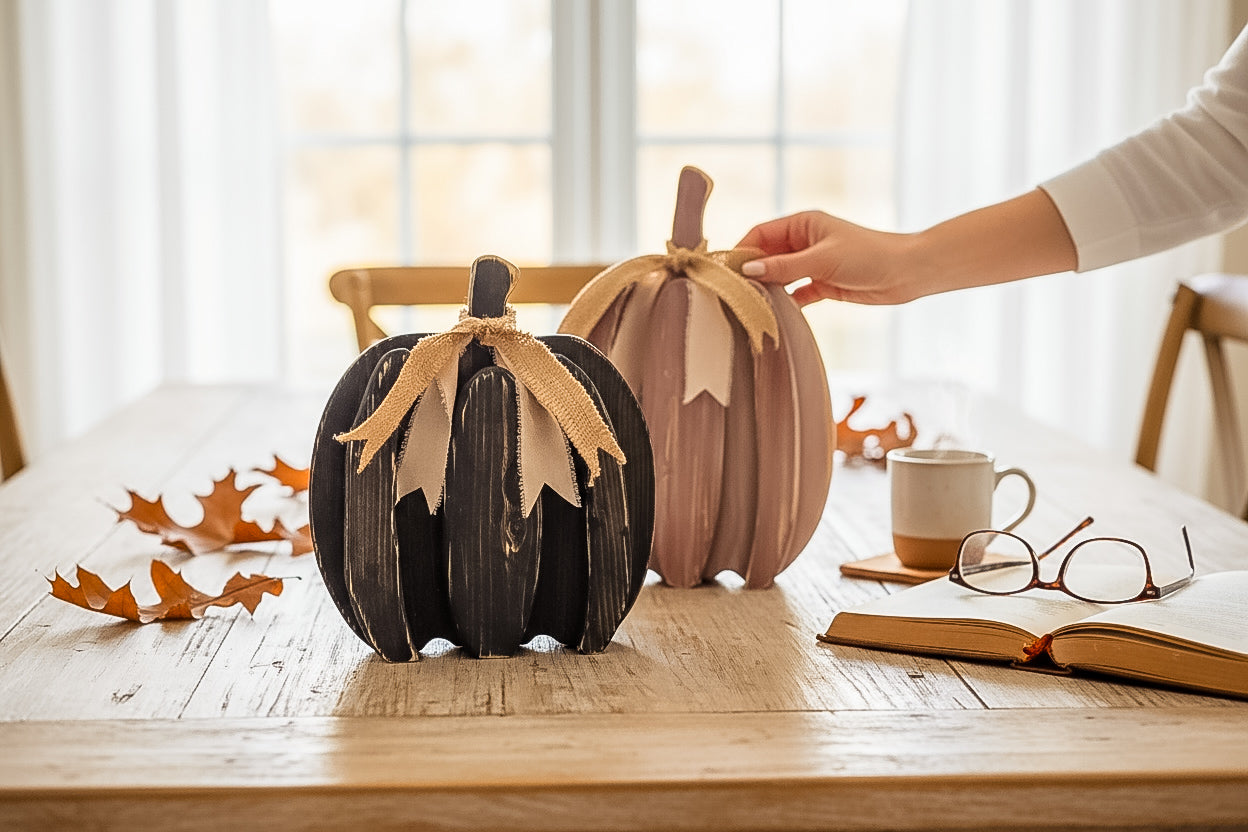 Layered Harvest Pumpkins - In Stock, Ready to Ship